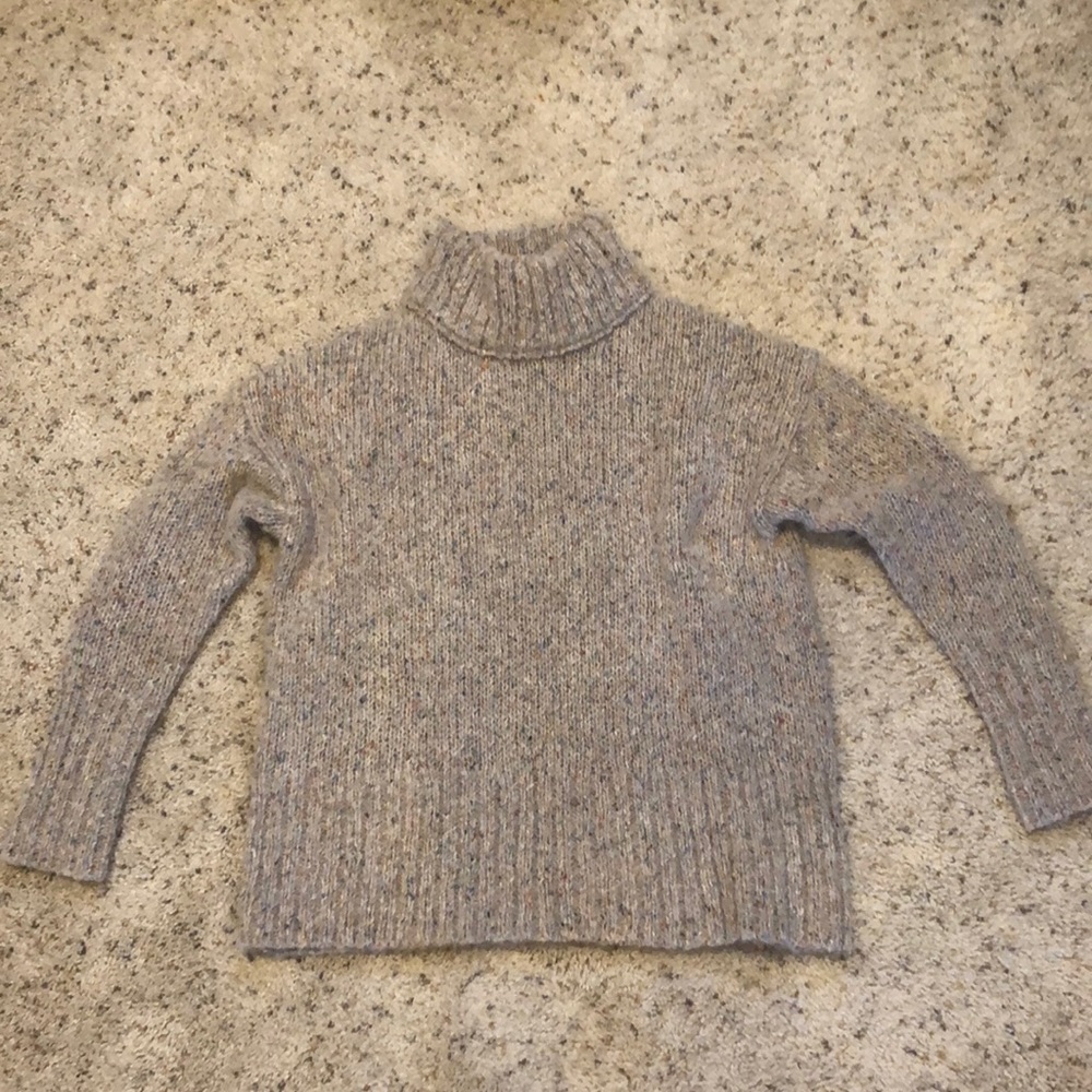 J. Crew Wool Confetti Mock Neck Sweater Size XS - Picture 2 of 13